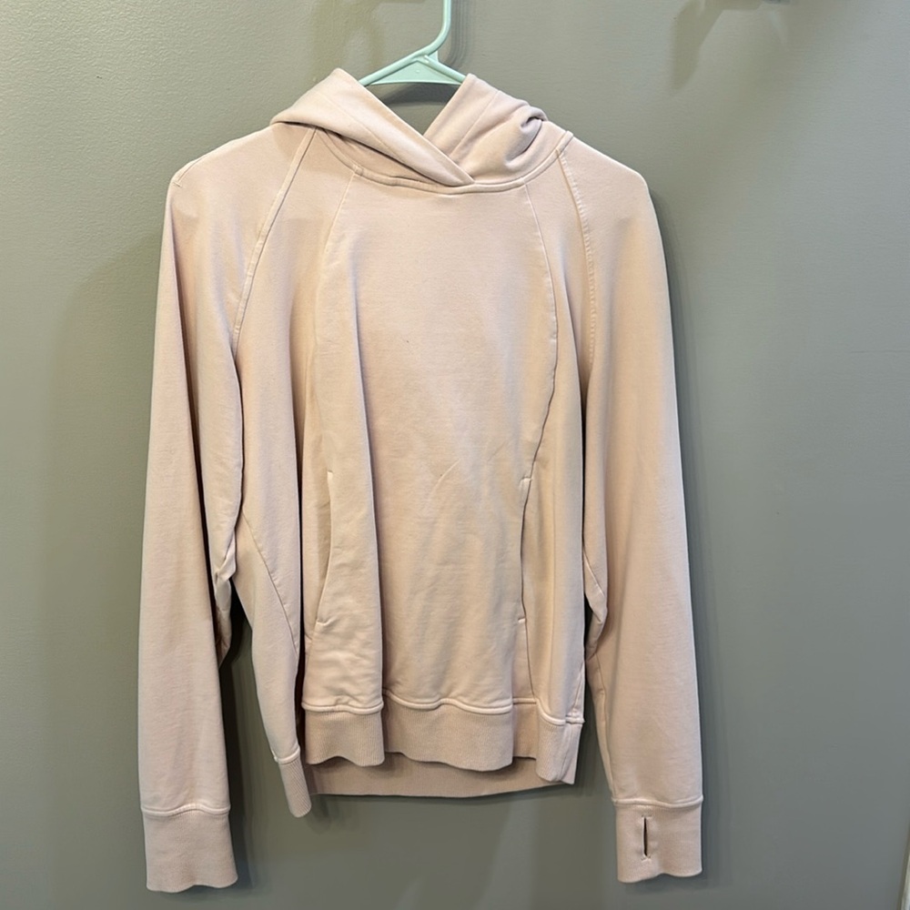 Lululemon light pink scuba hoodie size 6